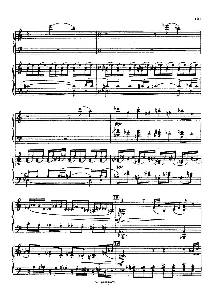 交响舞曲 Symphonic Dance Op.45（双钢琴）