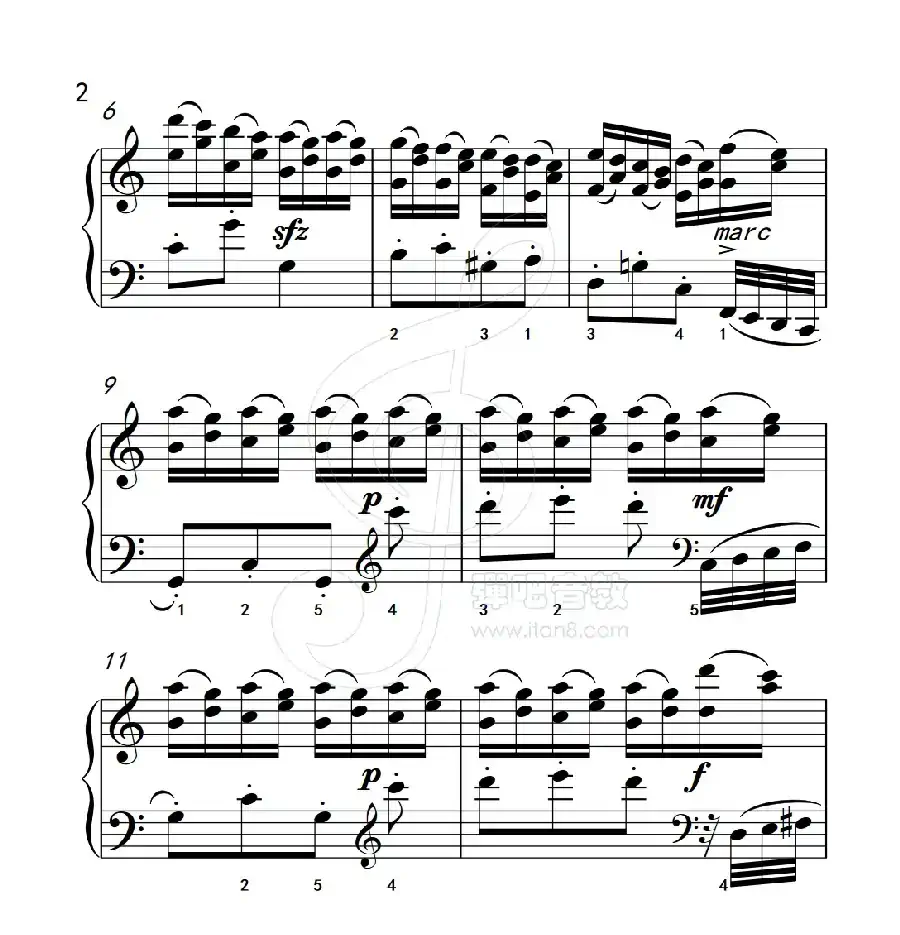 练习曲 26(克拉莫钢琴练习曲60首)