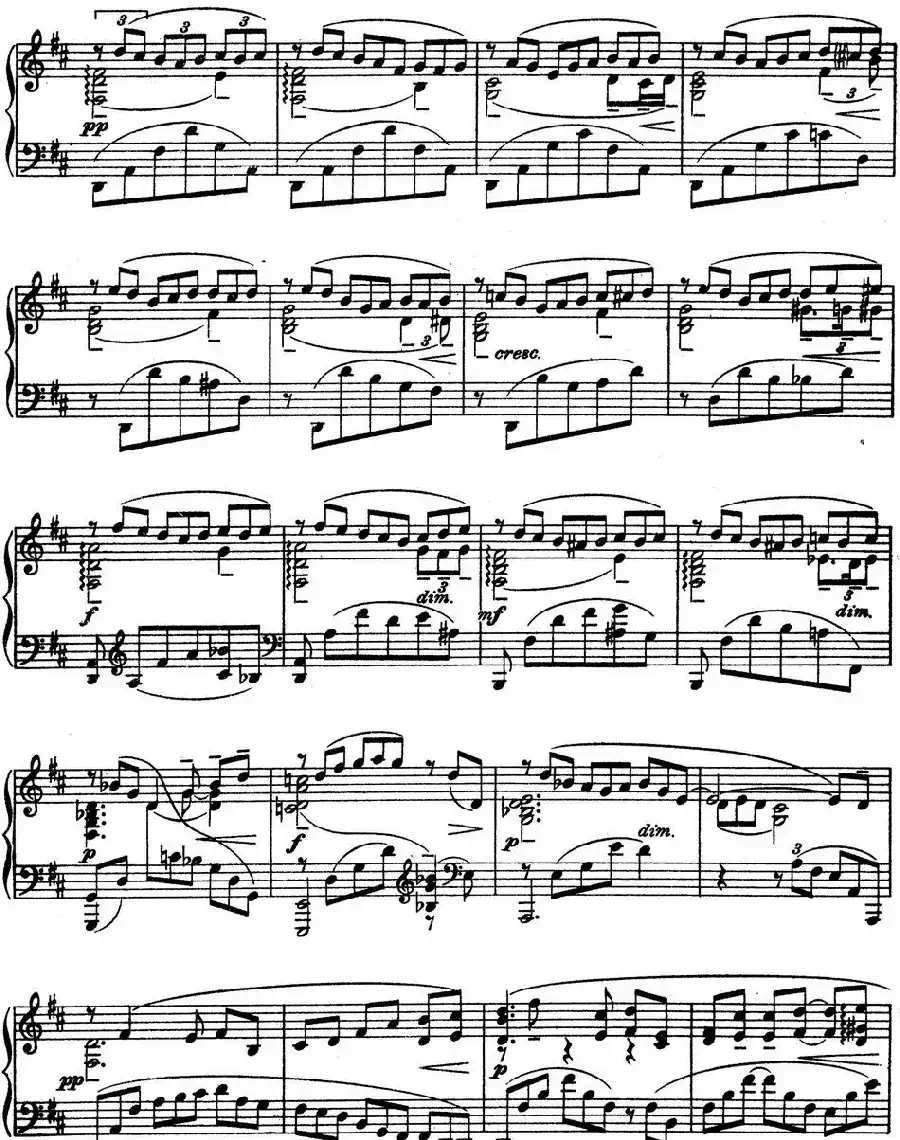10 Preludes Op.23（拉赫玛尼诺夫10首前奏曲·Ⅳ）