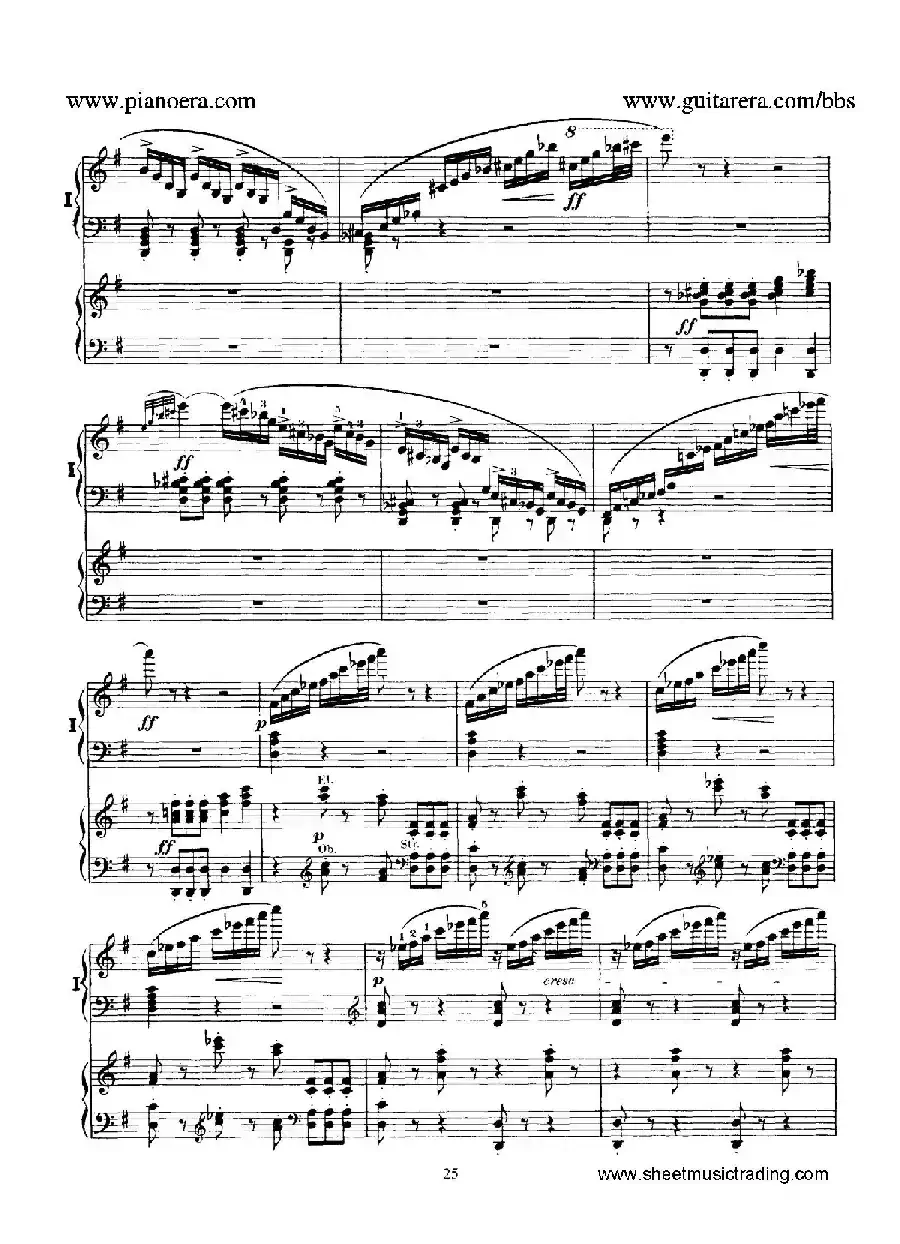 Piano Concerto No.1 in g Minor Op.25（g小调第一钢琴协奏曲·双钢琴）