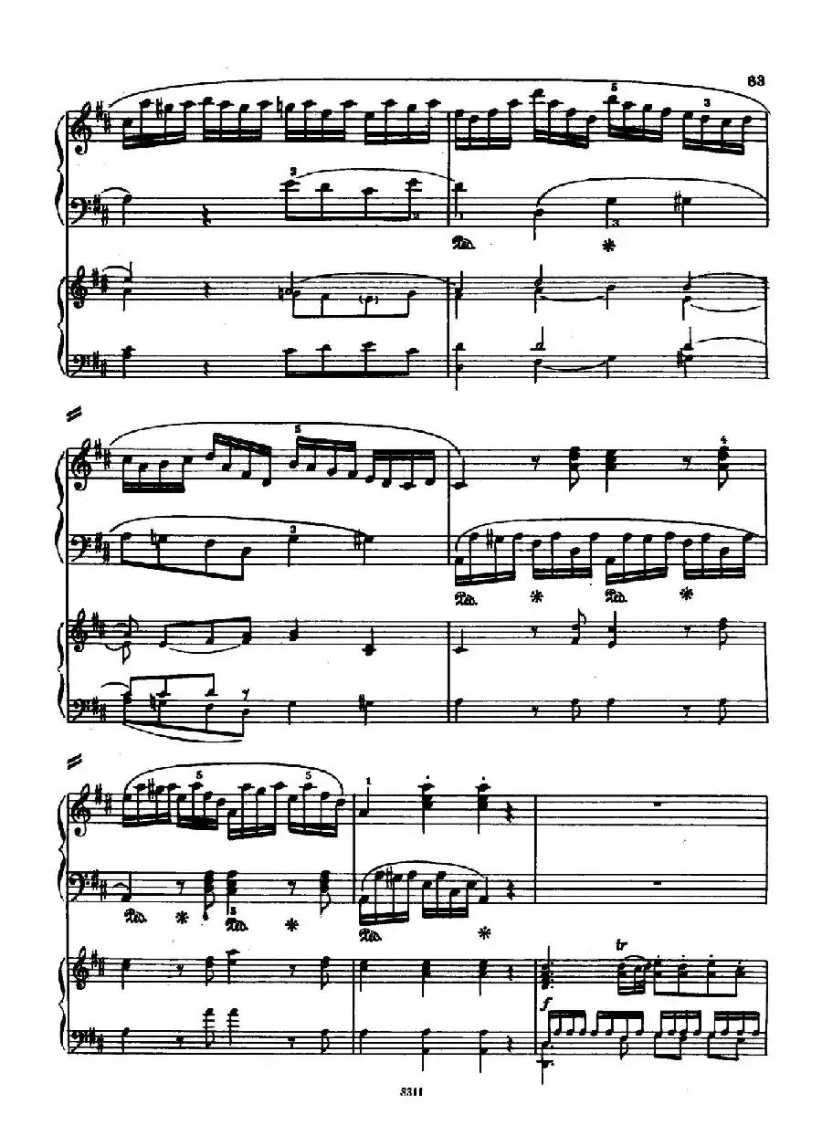 Concerto no 5 K 175 - 2 Piano（Ⅰ）