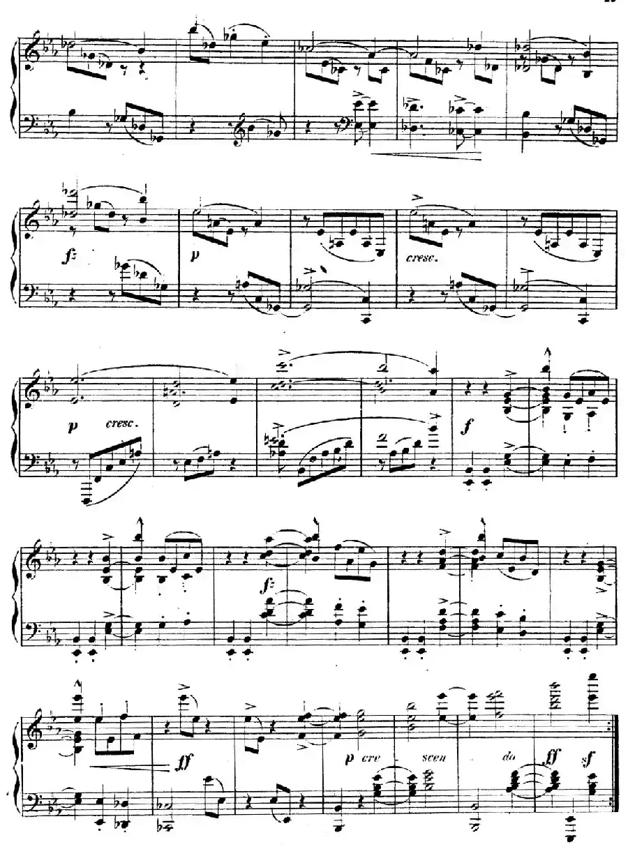Waltzes Op.23（圆舞曲集·8、降E大调）