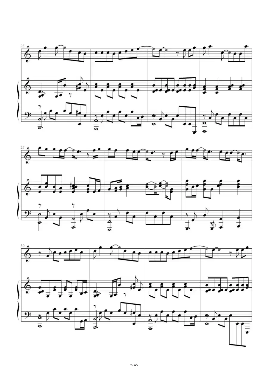 枫（伴奏谱、05895464 记谱制谱版）