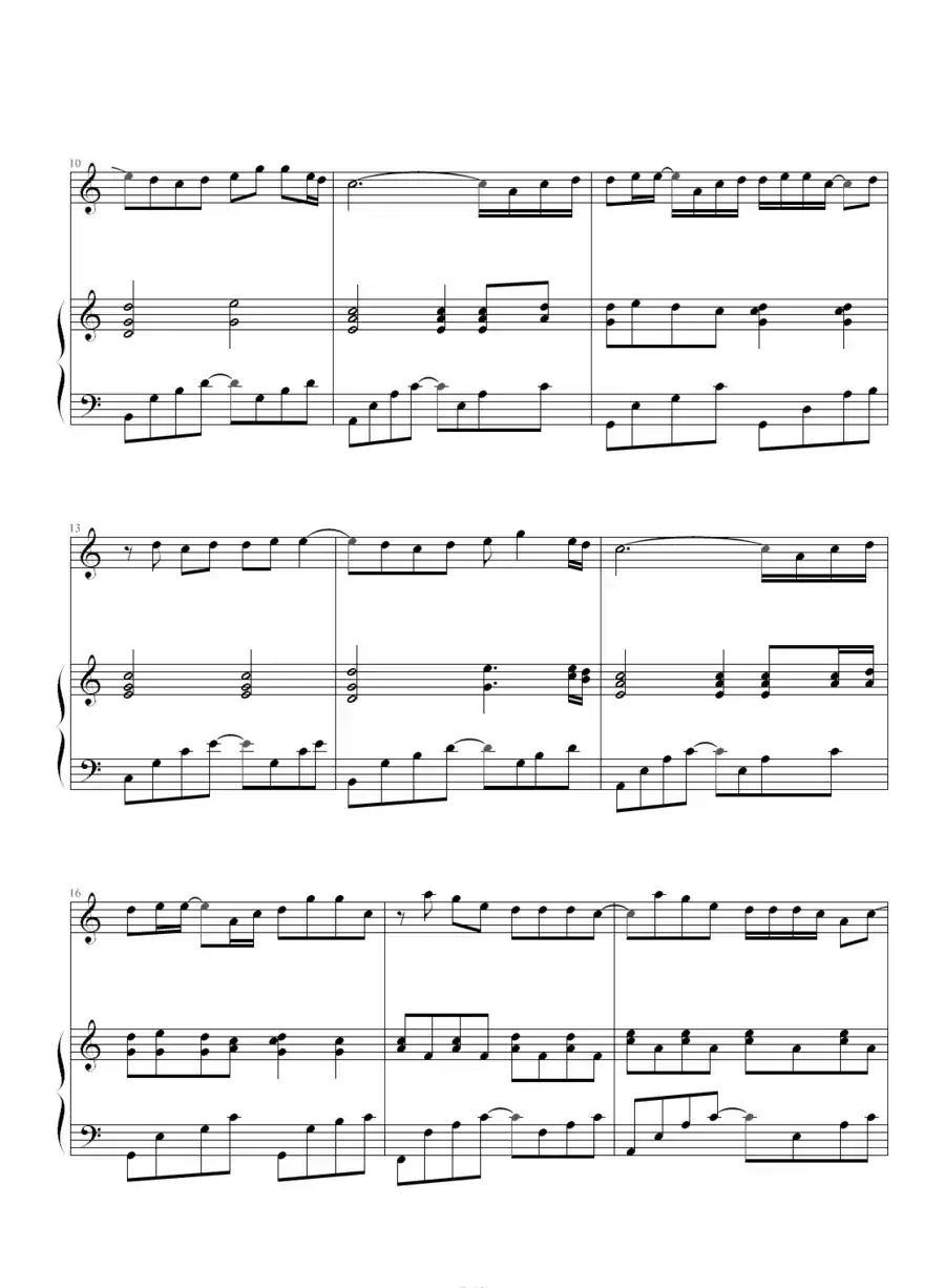 萤火（钢琴伴奏谱）