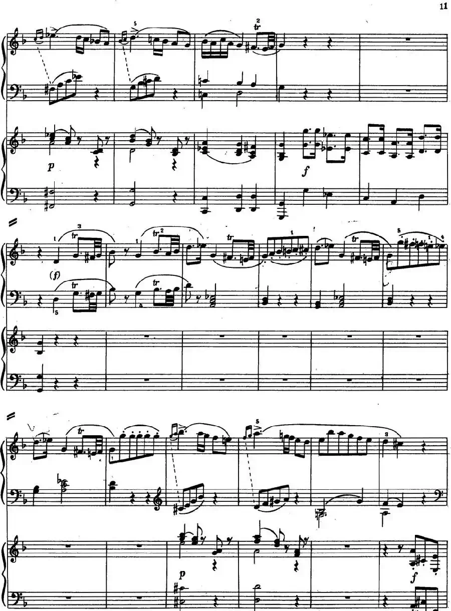 二十八部钢琴协奏曲 No.11（P1-15）