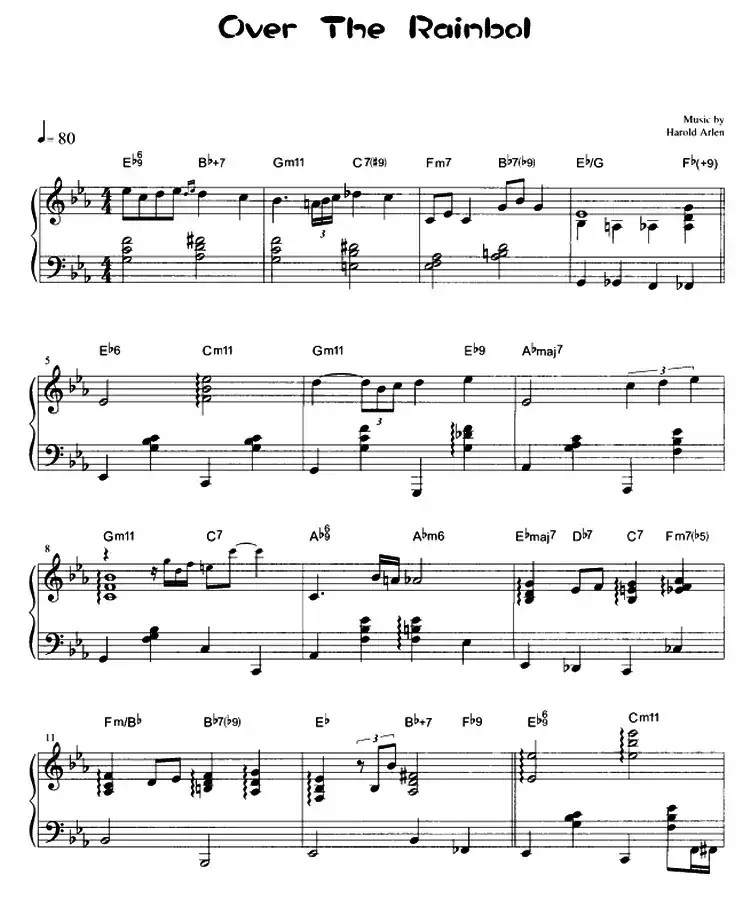 Over The Rainbol（跨越彩虹）