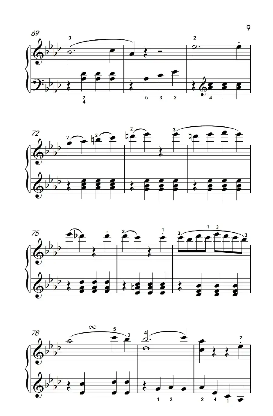 奏鸣曲 Opus 2 Nr.1 第四乐章(贝多芬奏鸣曲集 1)