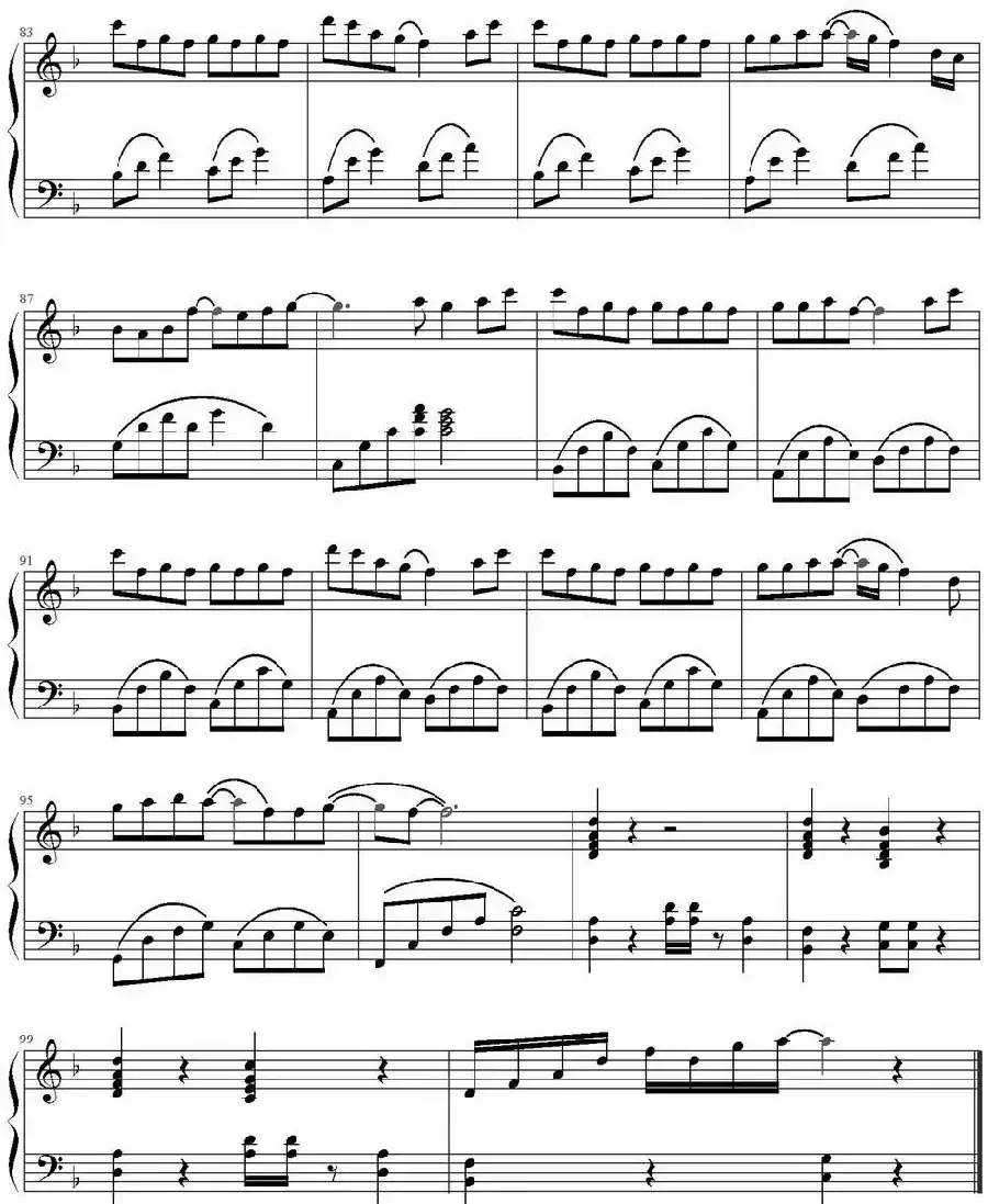 只对你有感觉(弹琴吧制谱版)