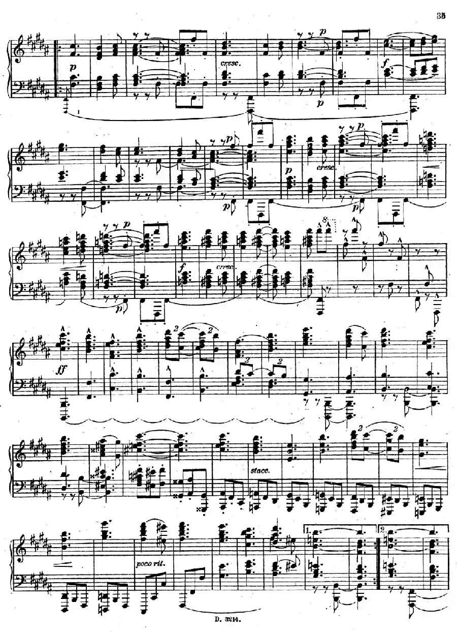 Four Pieces 4首小品 Op.2（Ⅳ）