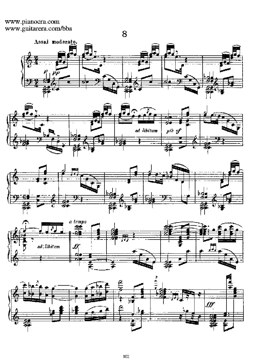 12 Spanish Danses Op.37（12首西班牙舞曲·8）