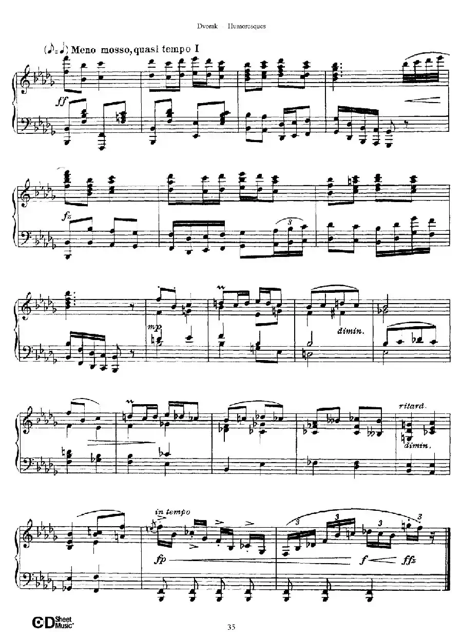 8 Humoresques Op.101（8首幽默曲·8）