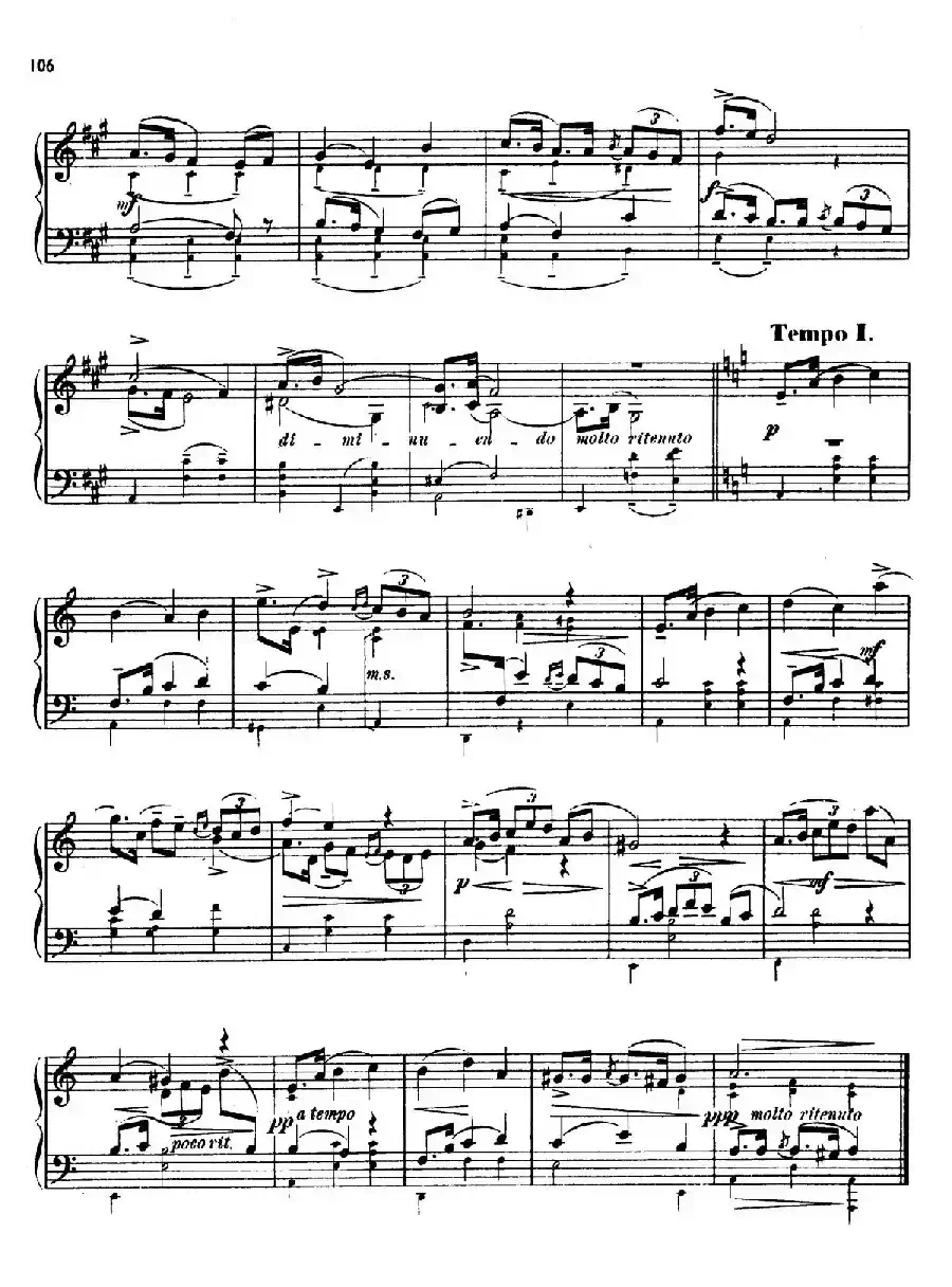 24 Characteristic Pieces Op.36（24首性格小品·20）