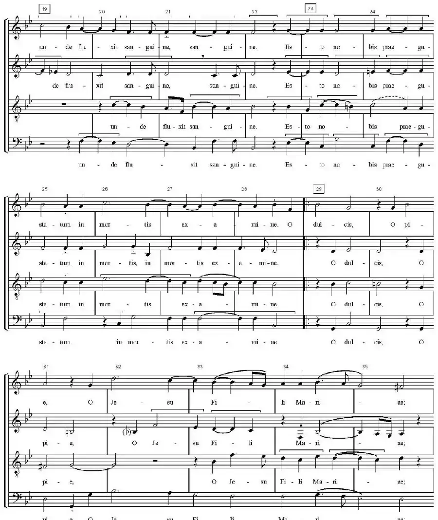 Ave Verum Corpus（四重奏）