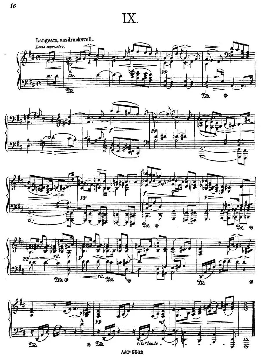 Album Leaf Op.7（纪念册的一页·9）