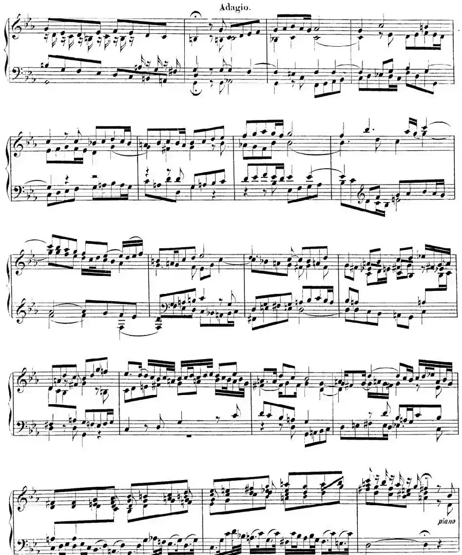 Toccata BWV 911（7首托卡塔·No.2 c小调）