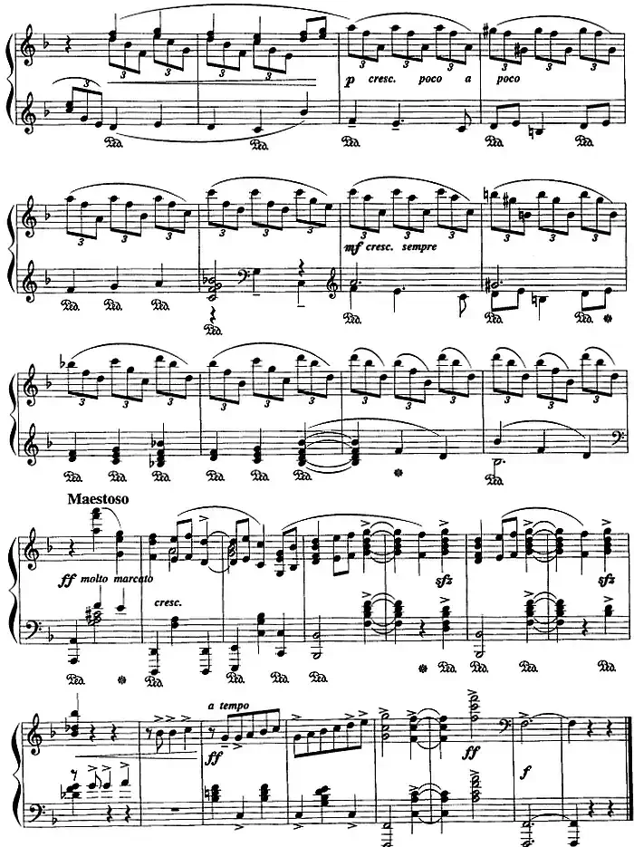 现代钢琴曲：10、浪漫圆舞曲