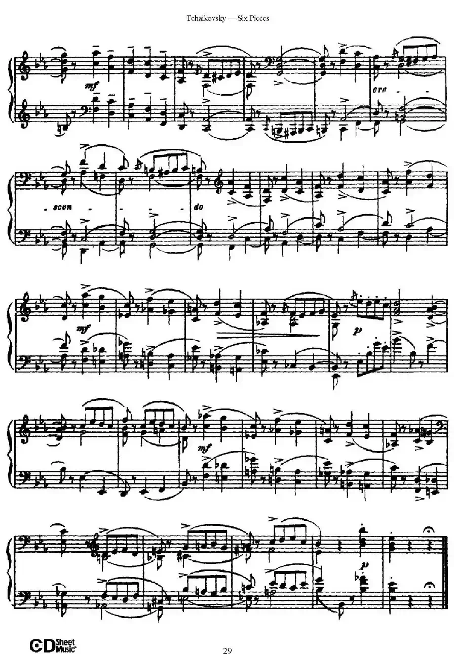 Six Pieces Op.51（6首小品·3）
