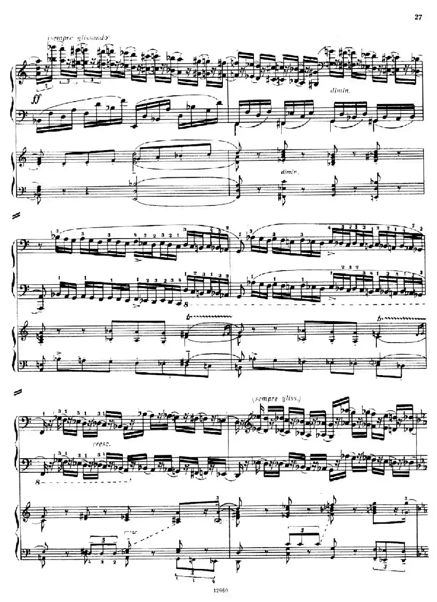 Piano Concerto No.2 in c Minor Op.50（c小调第二钢琴协奏曲·Ⅰ·双钢琴）