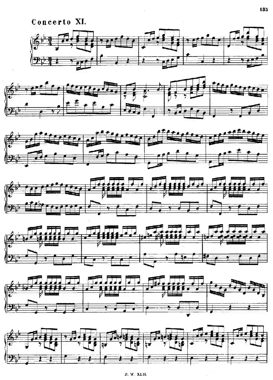 16 Concertos BWV 972-987（十六首为独奏古钢琴而作的协奏曲）（P71——80）