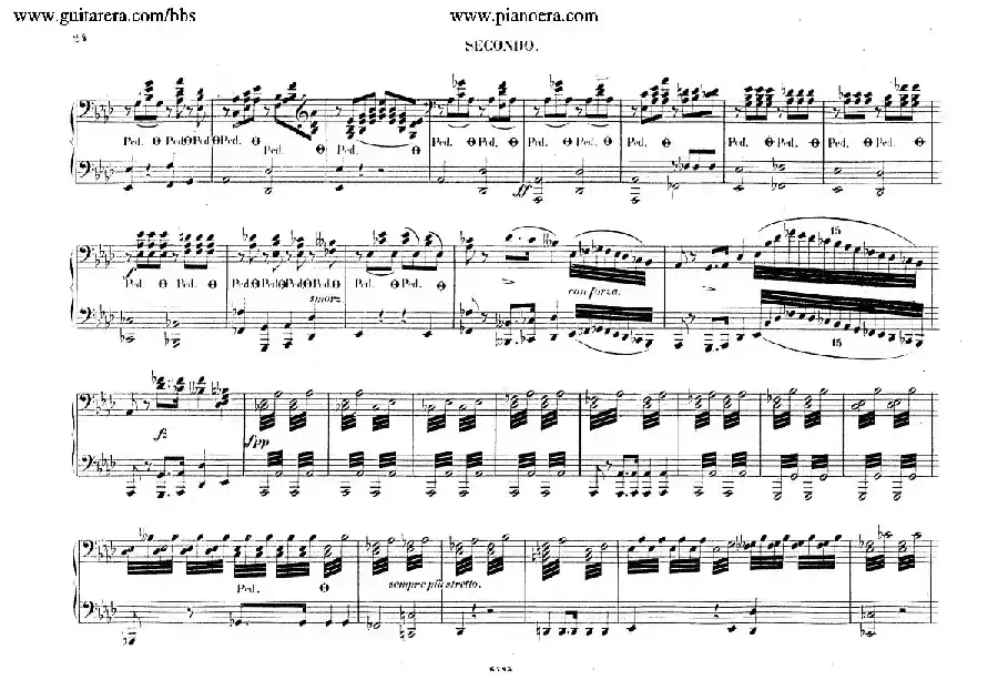 Piano Concerto No.2 in f Minor Op.21（f小调第二钢琴协奏曲·四手联弹版）