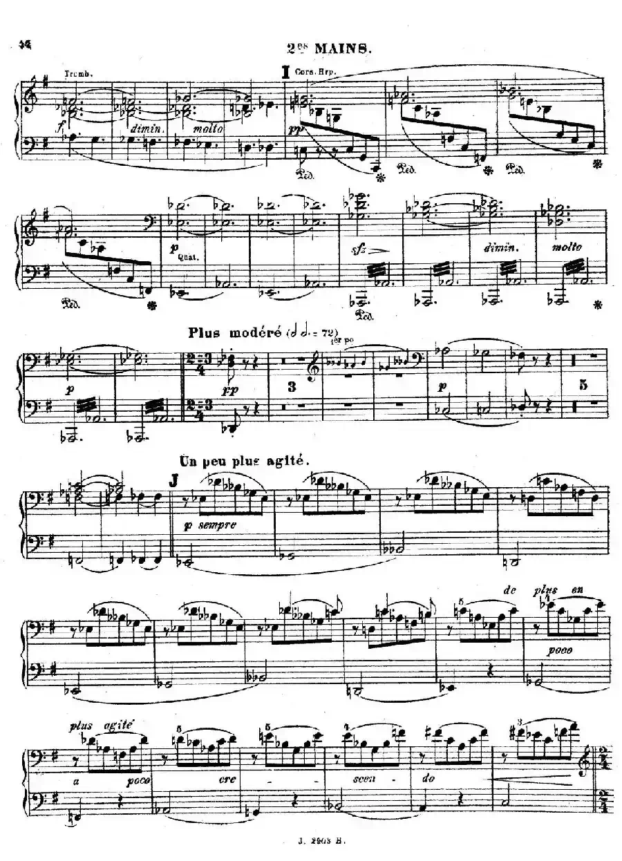 Symphony on a French Mountain Air Op.25（法国山歌交响曲·双钢琴·Ⅲ）