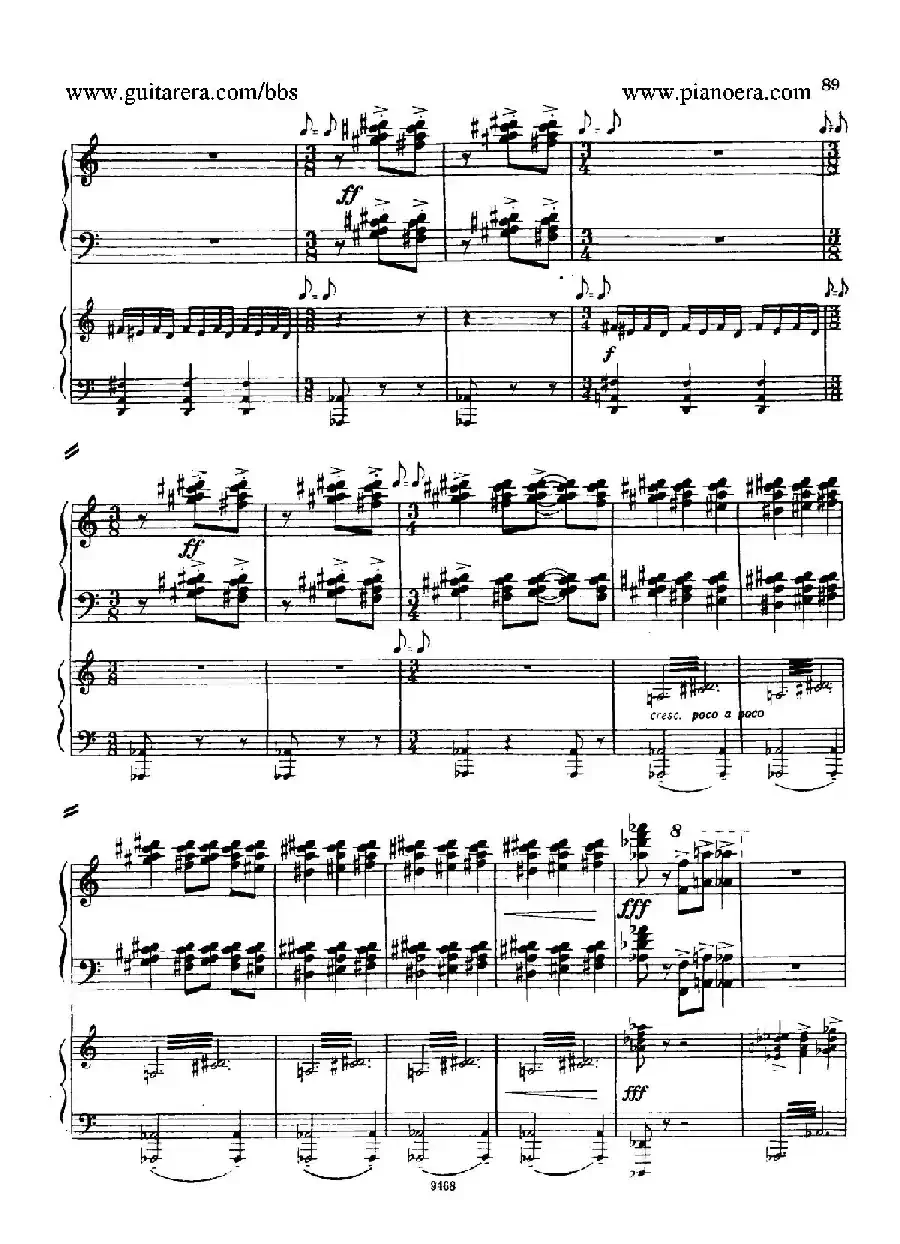 Piano Concerto in D-flat Major Op.37（降D大调钢琴协奏曲·Ⅲ·双钢琴）