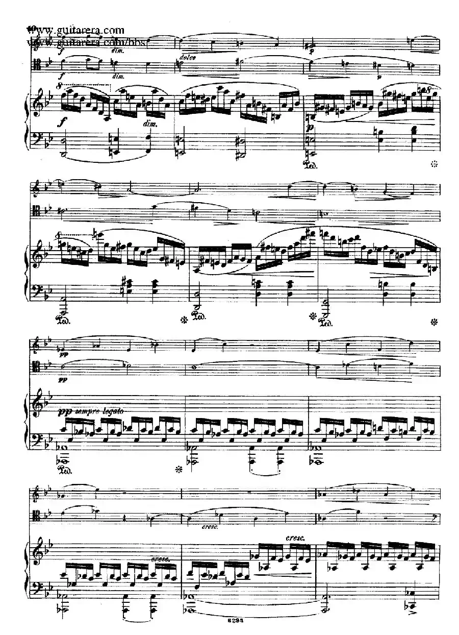 Piano Trio in g Minor Op.8（g小调钢琴三重奏）