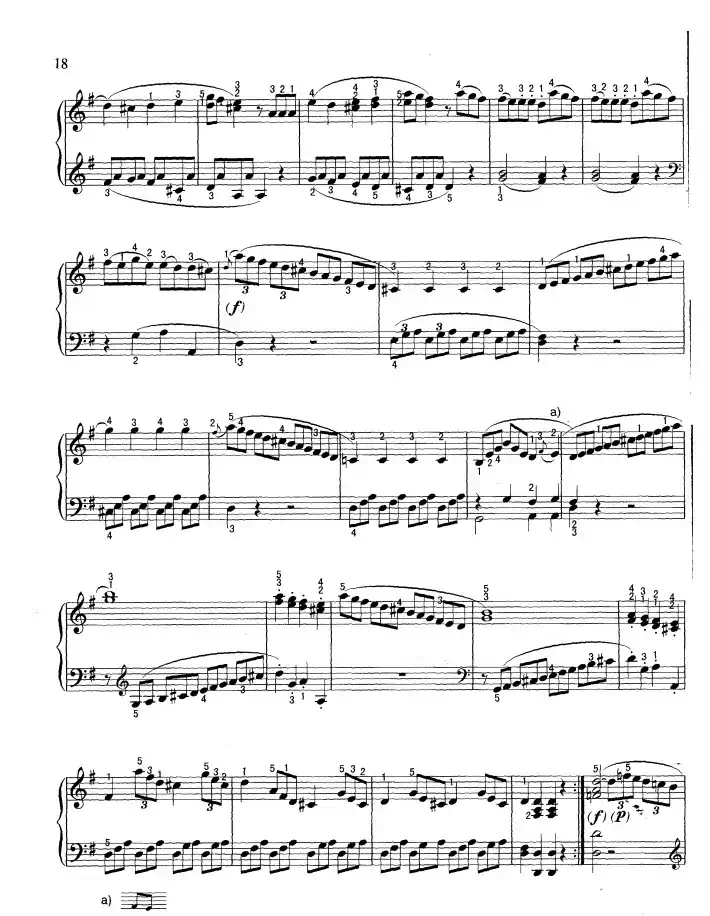 奏鸣曲（G大调）