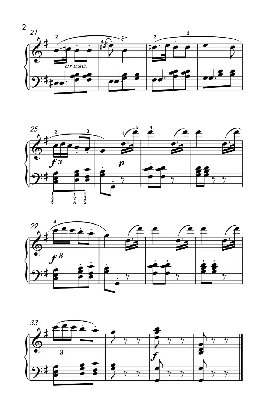 公爵咏叹调(老年大学 钢琴教程 3)