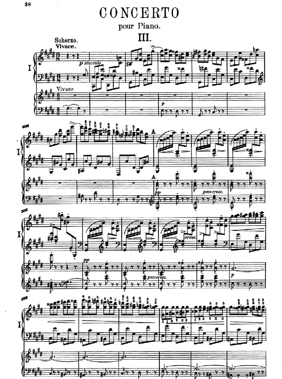 Piano Concerto in E Major Op.59（E大调钢琴协奏曲·双钢琴·第三乐章）