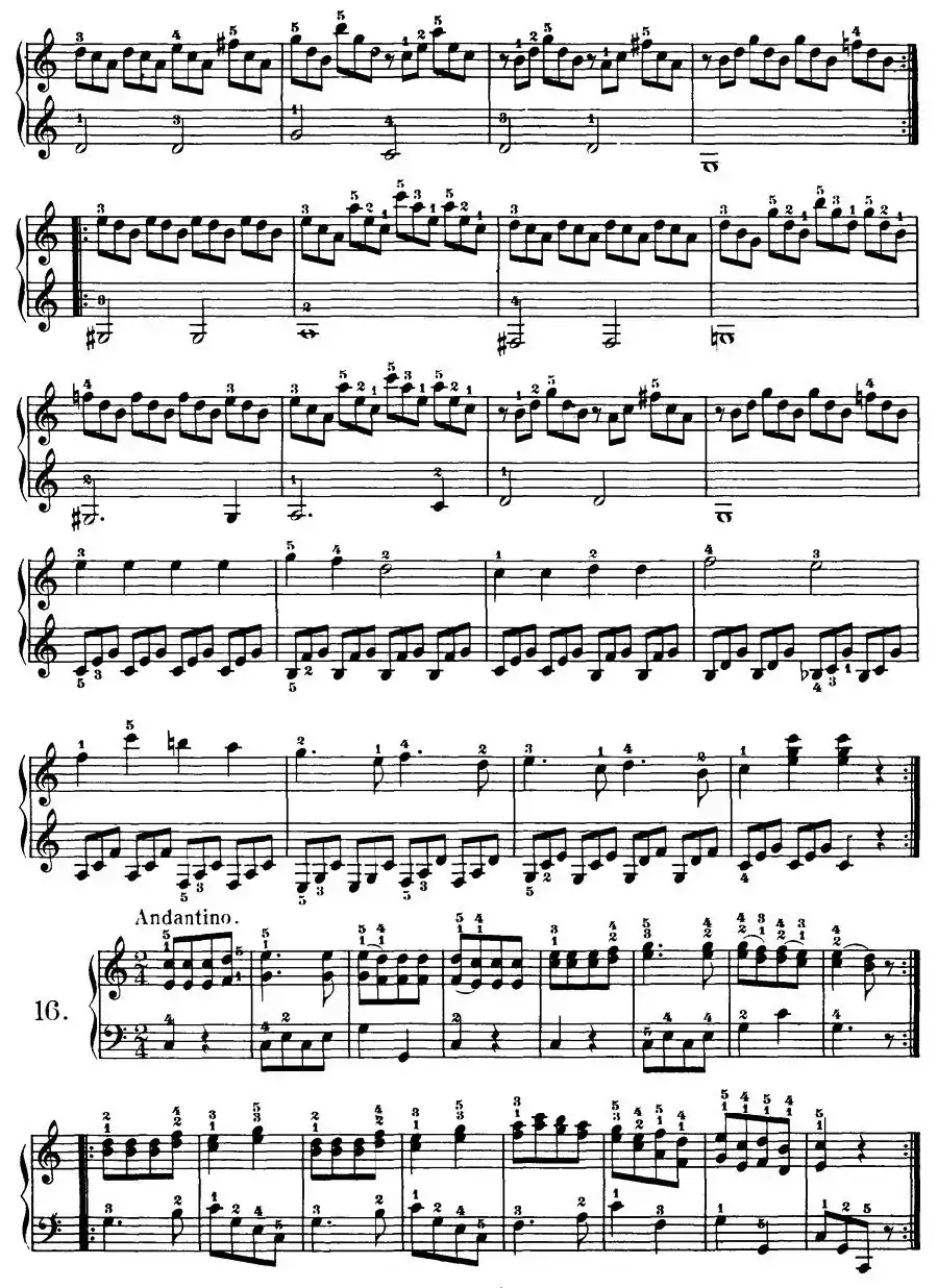 Czerny - 100 Progressive Studies Op.139 （1—21）