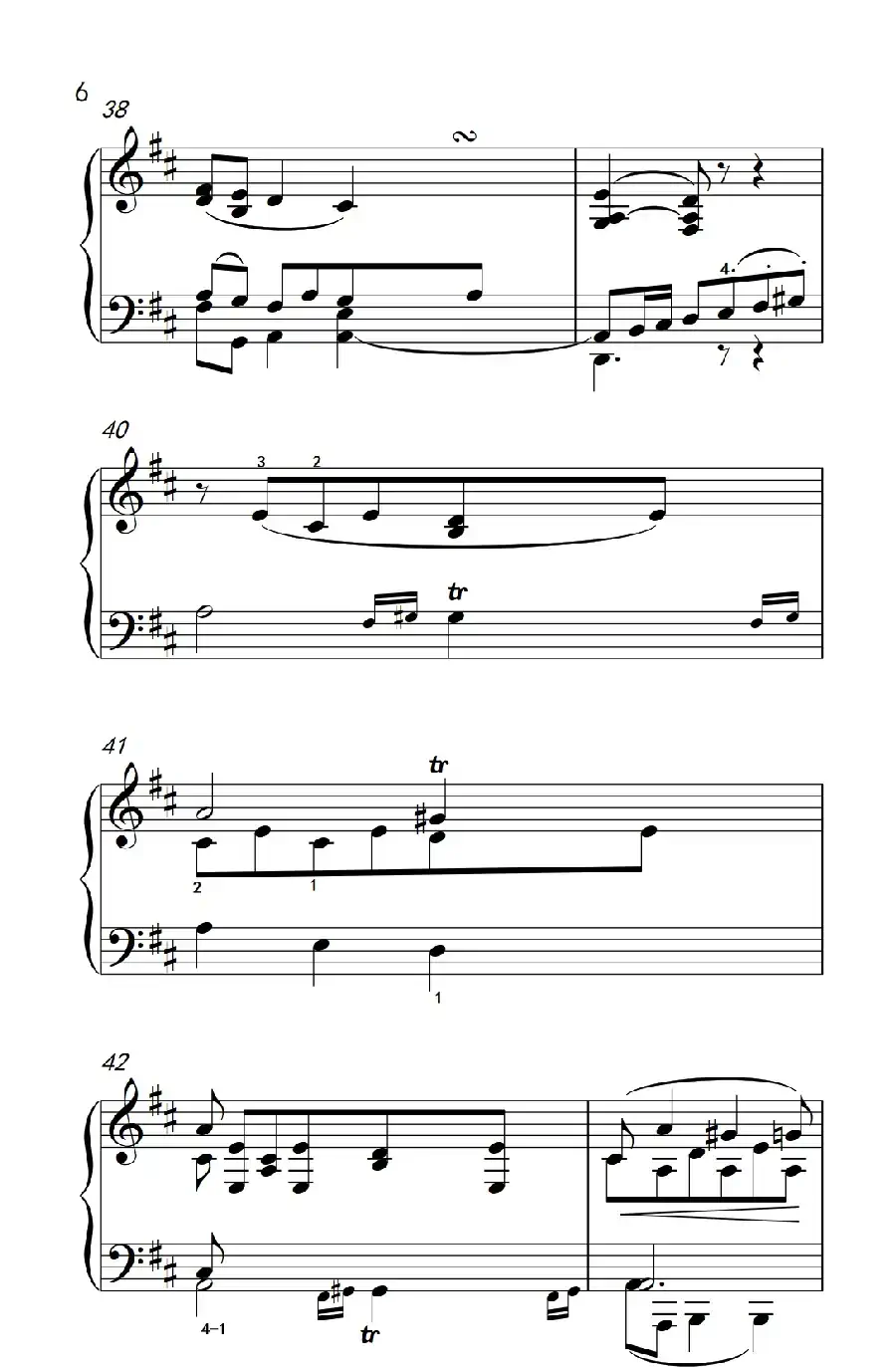 奏鸣曲 Opus 2 Nr.2 第二乐章(贝多芬奏鸣曲集 1)