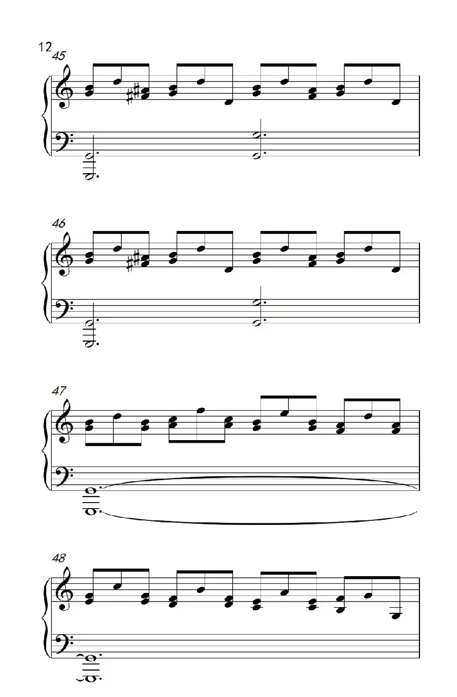 莫什科夫斯基 钢琴练习曲（第八首）