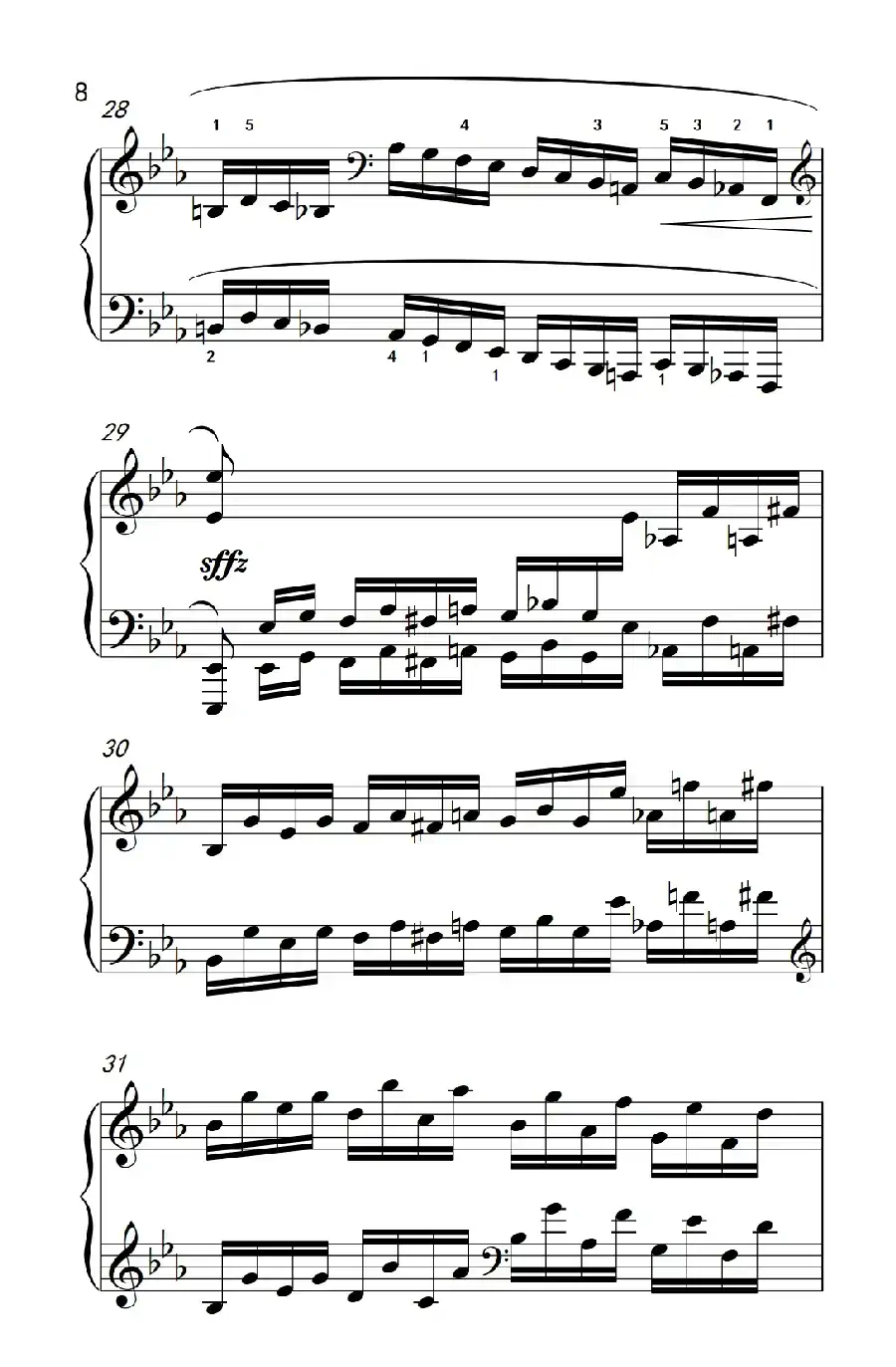 莫什科夫斯基 钢琴练习曲（第七首）