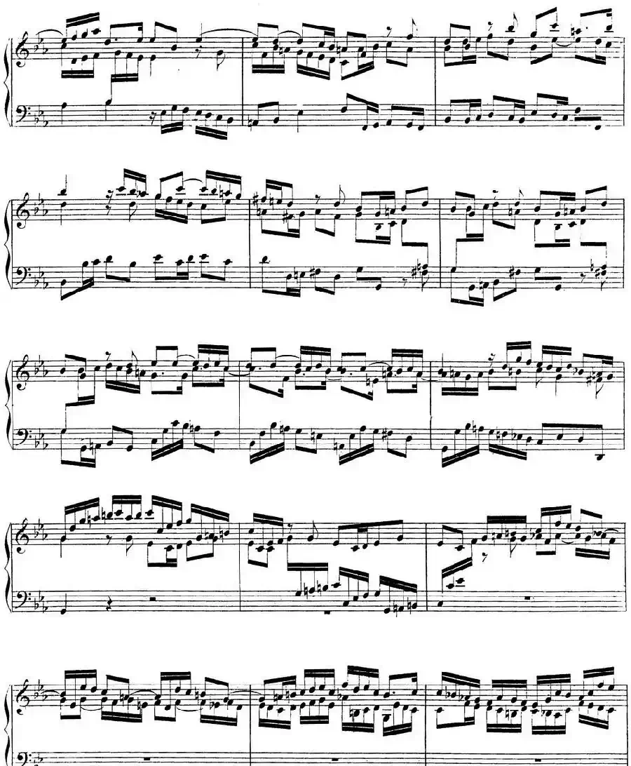 Toccata BWV 911（7首托卡塔·No.2 c小调）
