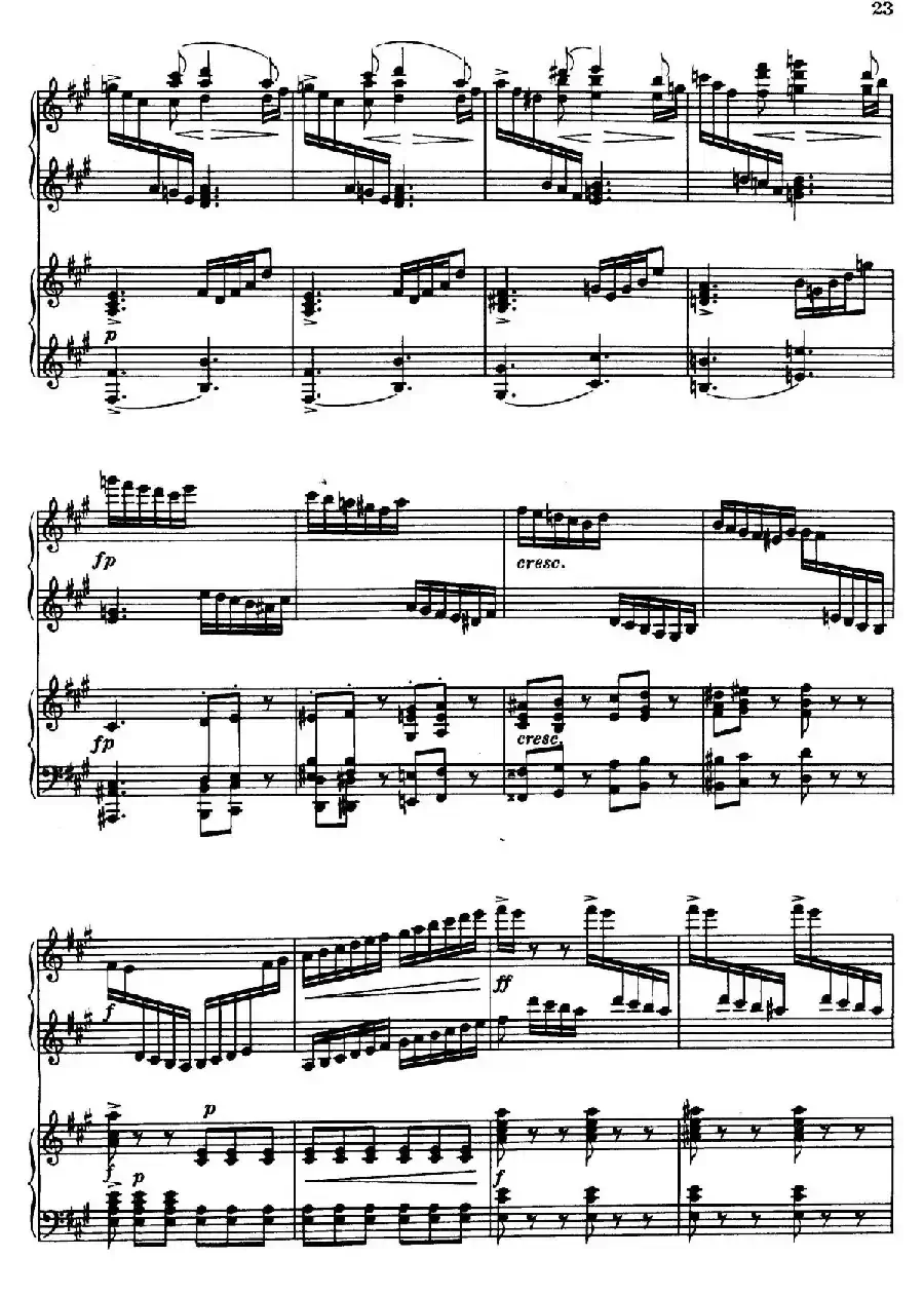 Introduction et Rondo Capriccioso Op.28（引子与随想回旋曲·双钢琴）