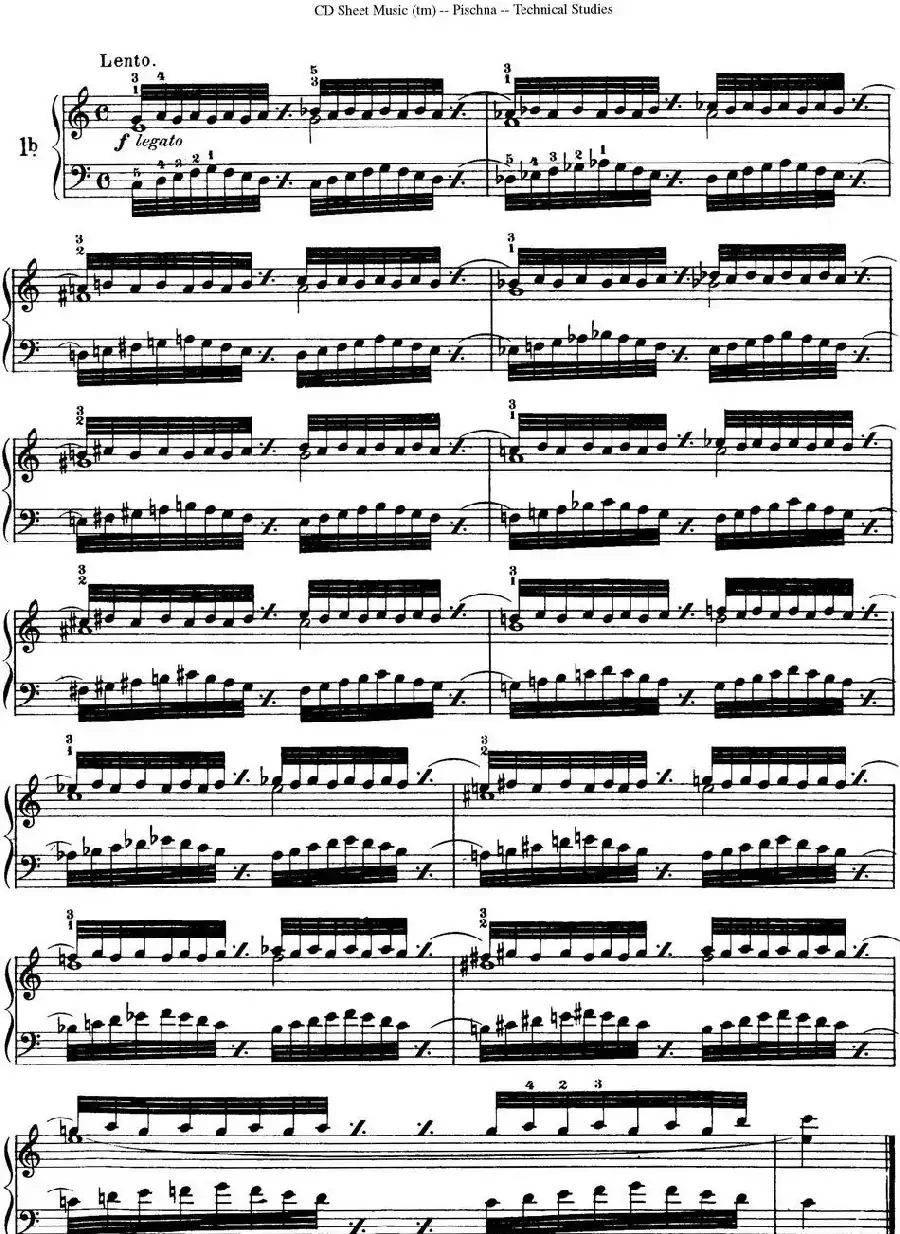 Technical Studies 60 Progressive Exercises （60首钢琴循序渐进练习曲 P1——10）