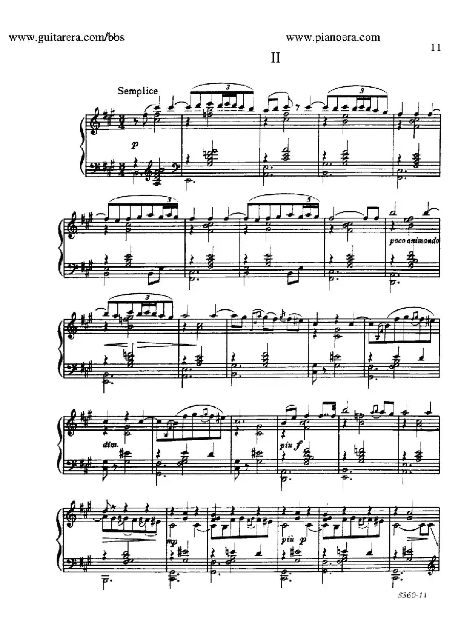 Fourth Piano Sonata S.360（第四钢琴奏鸣曲）