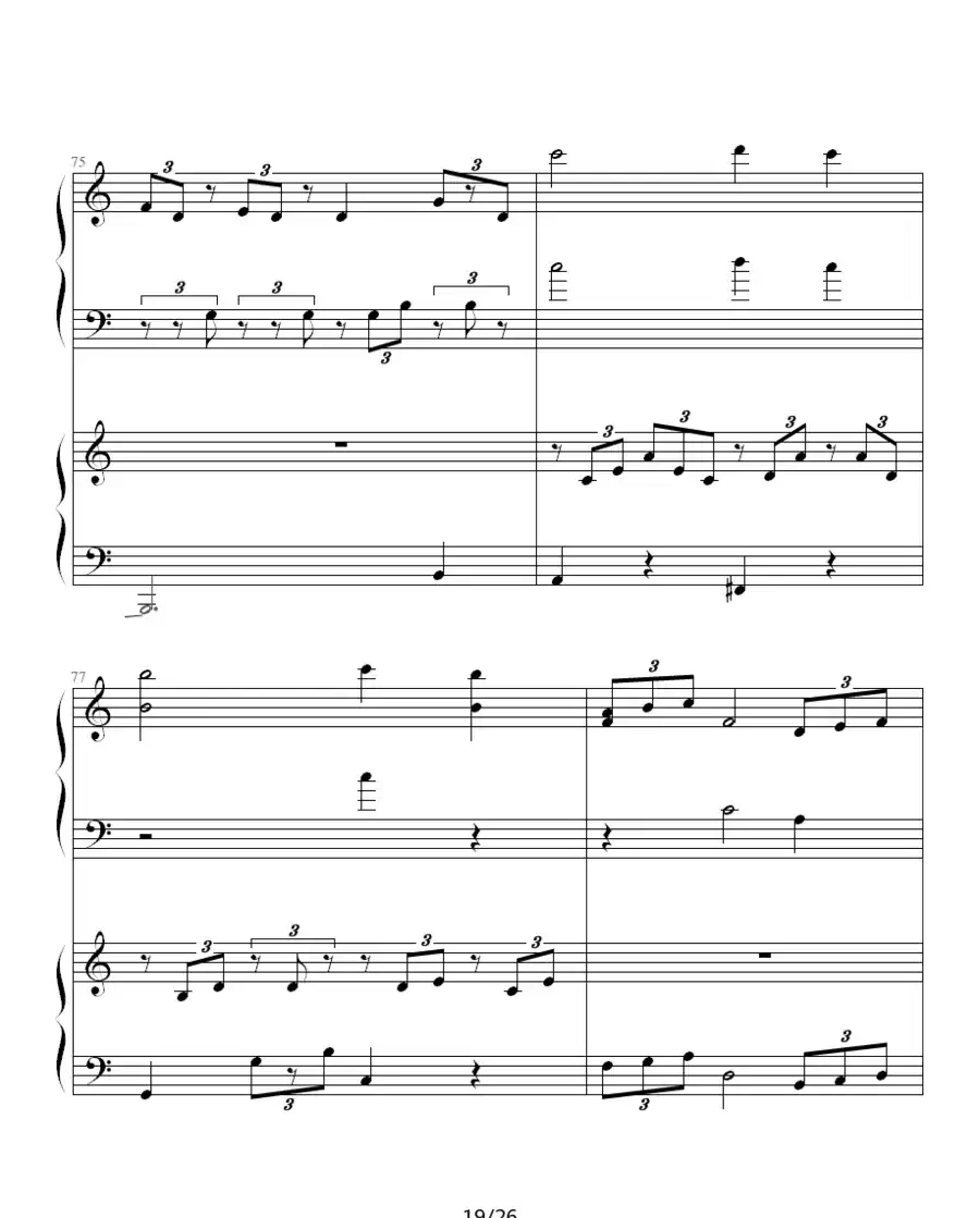 ココロの音(双钢琴)