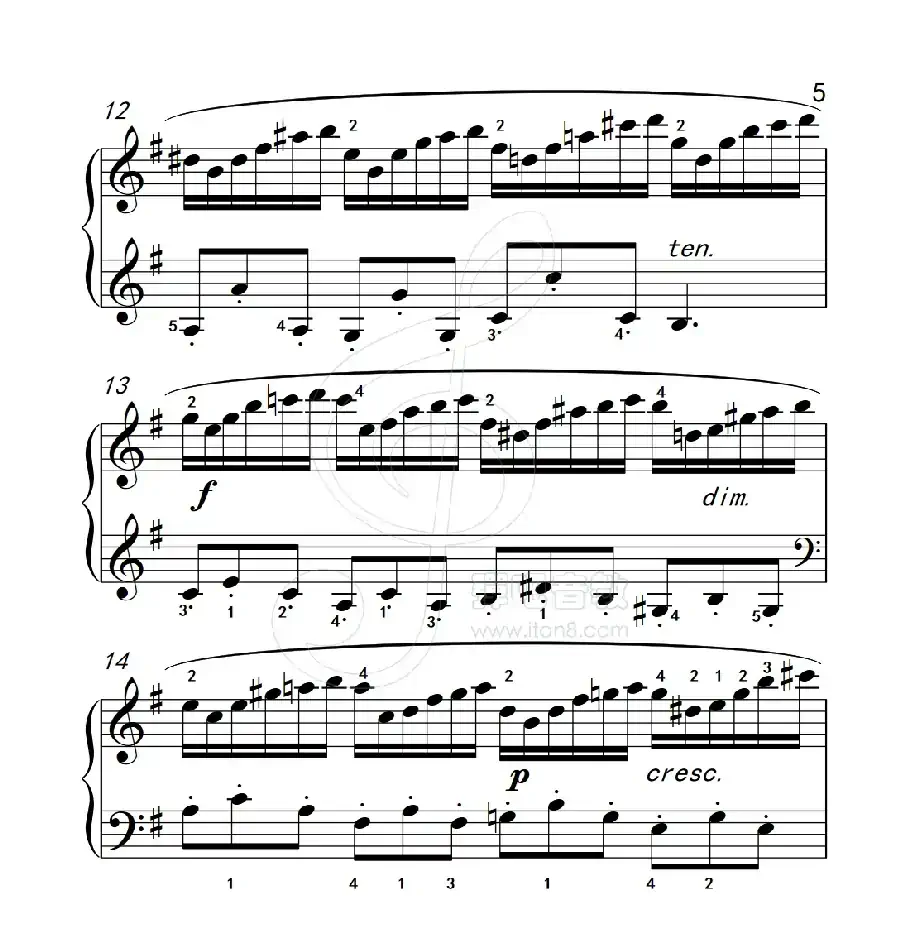 练习曲 24(克拉莫钢琴练习曲60首)