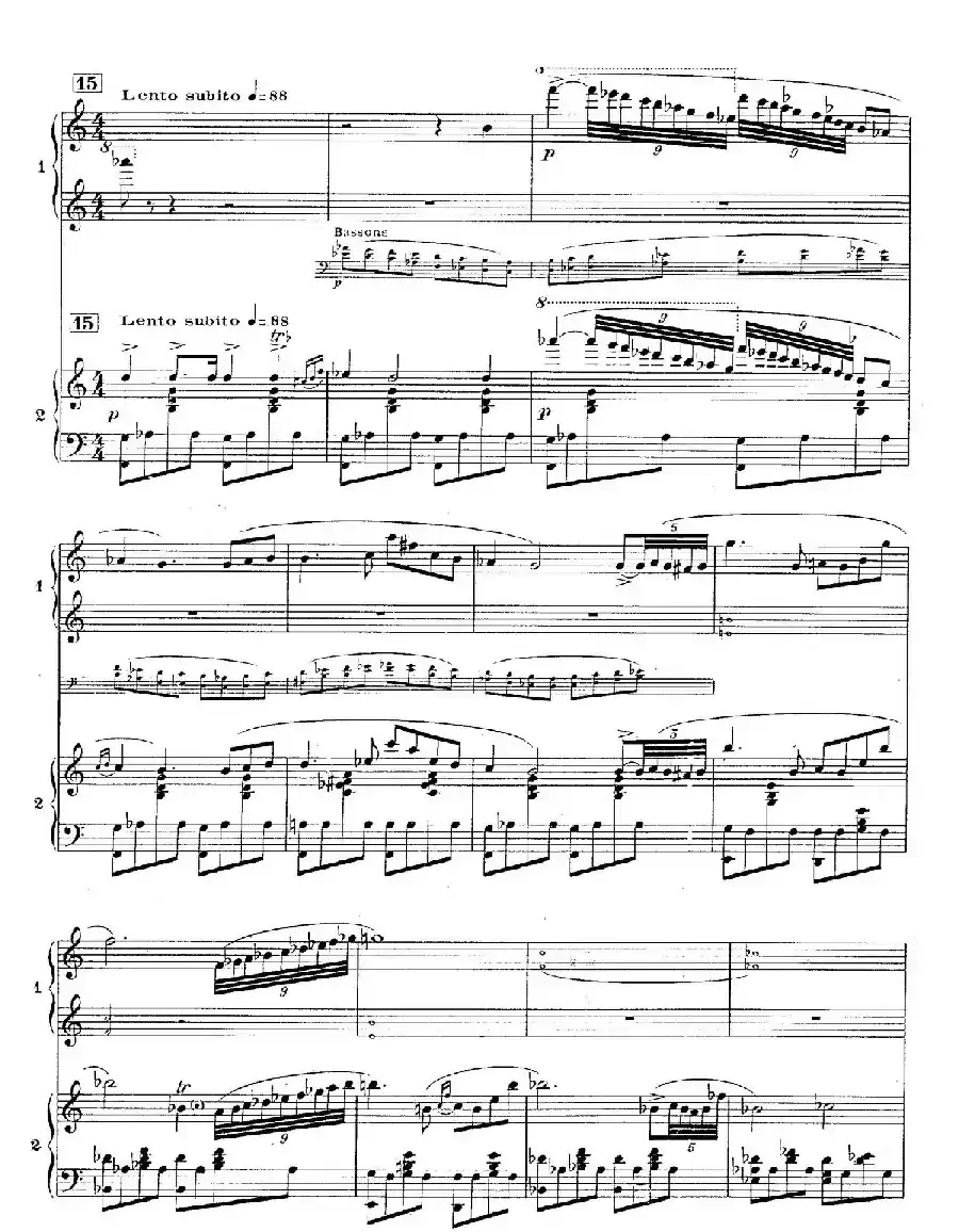 Concerto for 2 Pianos in d Minor（d小调双钢琴协奏曲· 第一乐章）