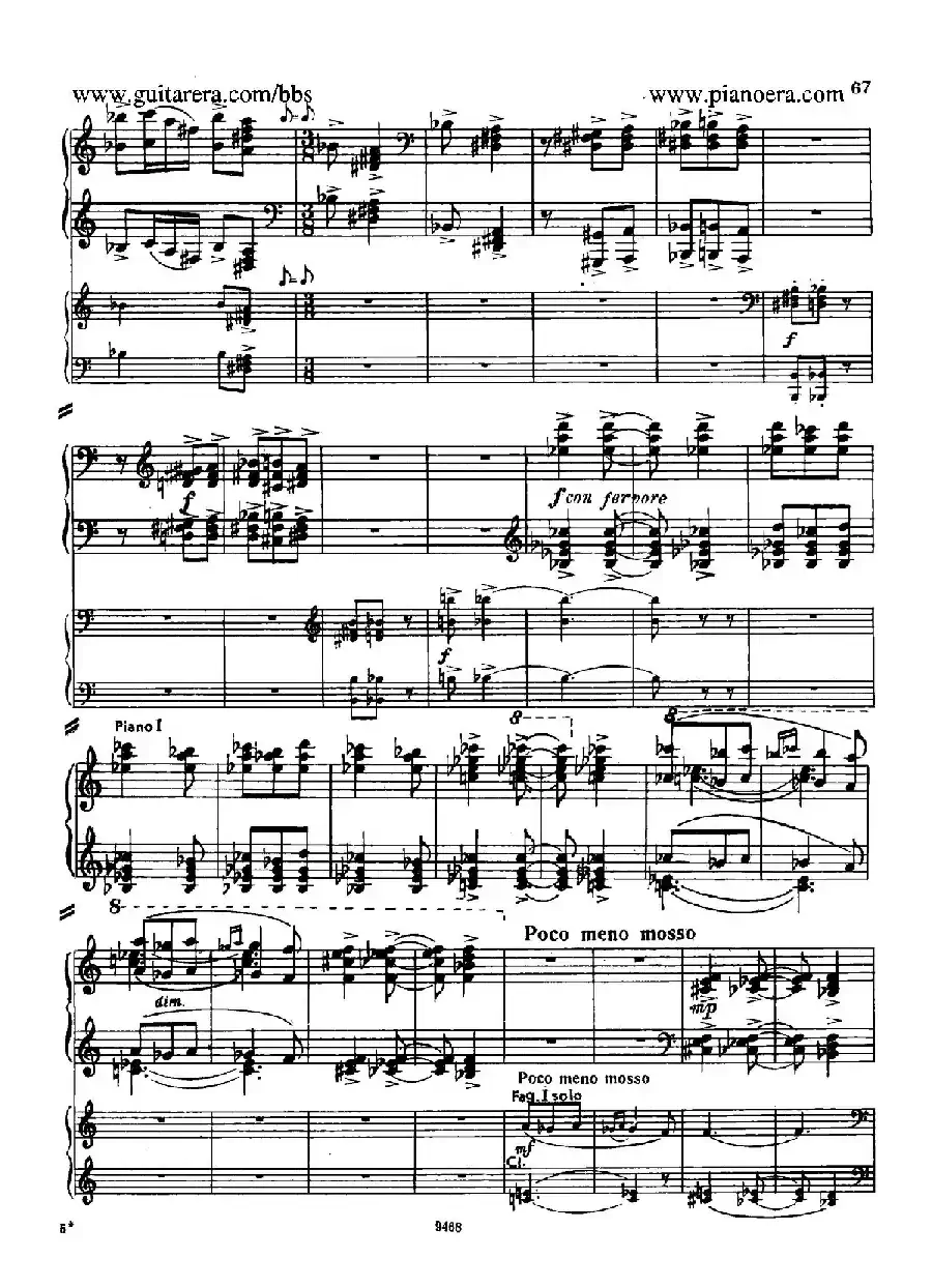 Piano Concerto in D-flat Major Op.37（降D大调钢琴协奏曲·Ⅲ·双钢琴）