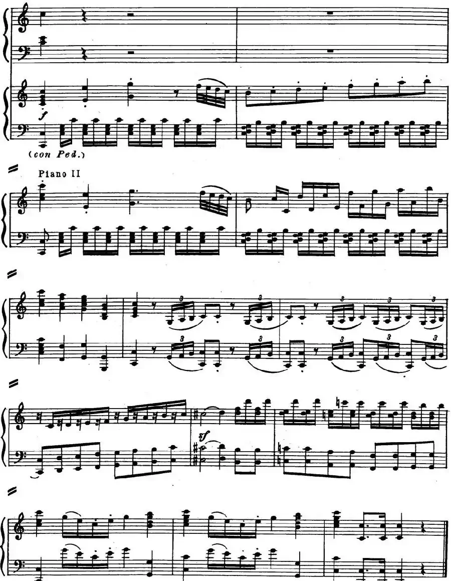 二十八部钢琴协奏曲 No.13（P31-45）