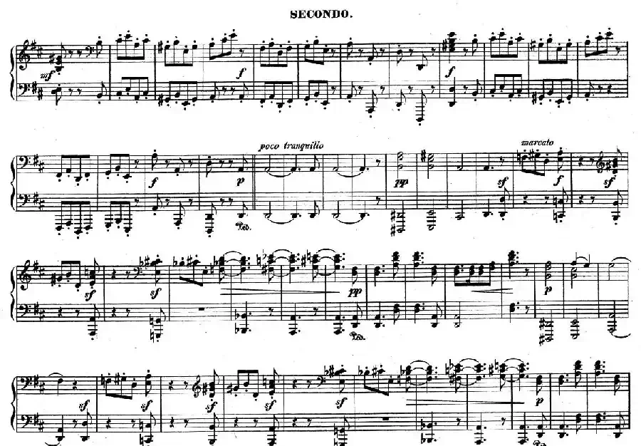 Zwolf Original-Compositionen fur Pianoforte zu 4 Handen Op.57（12首四手联弹小品·8）