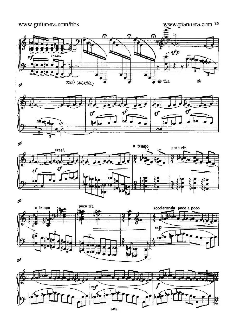 Piano Concerto in D-flat Major Op.37（降D大调钢琴协奏曲·Ⅲ·双钢琴）