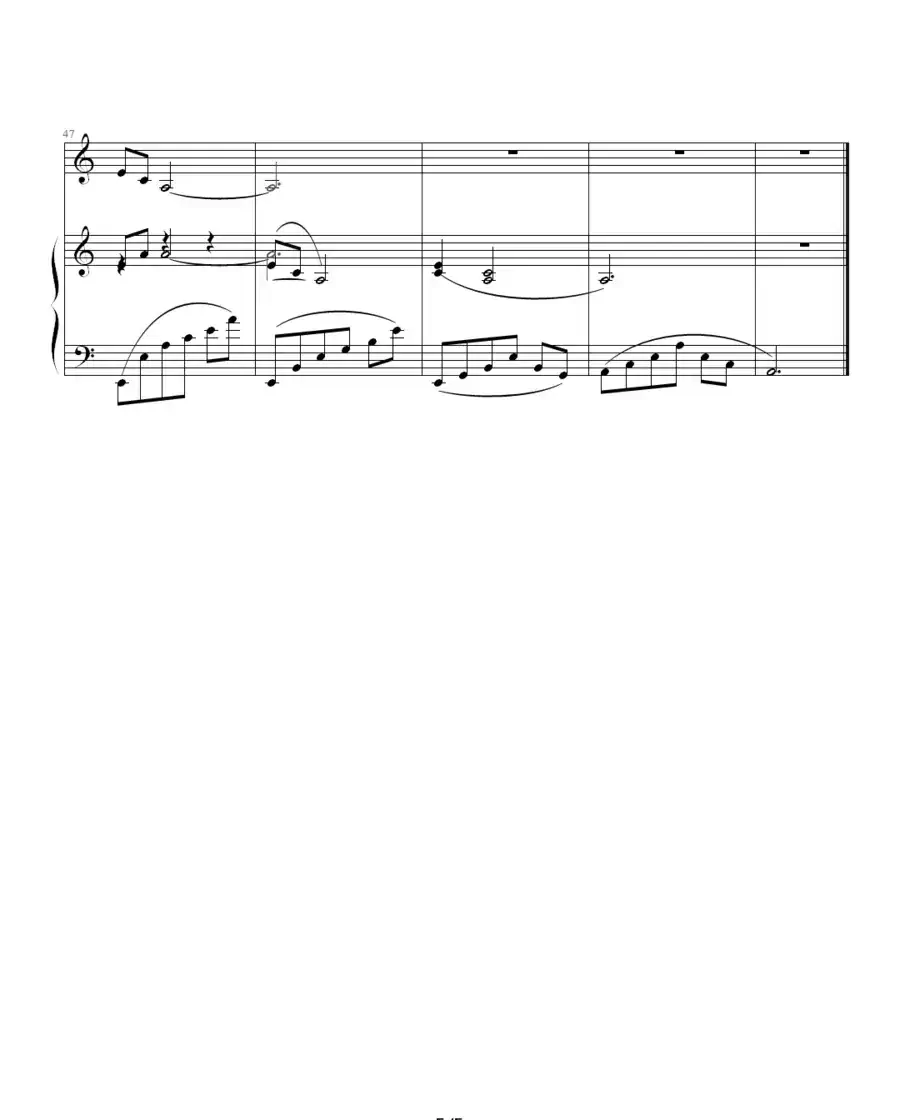 My love（钢琴伴奏谱）