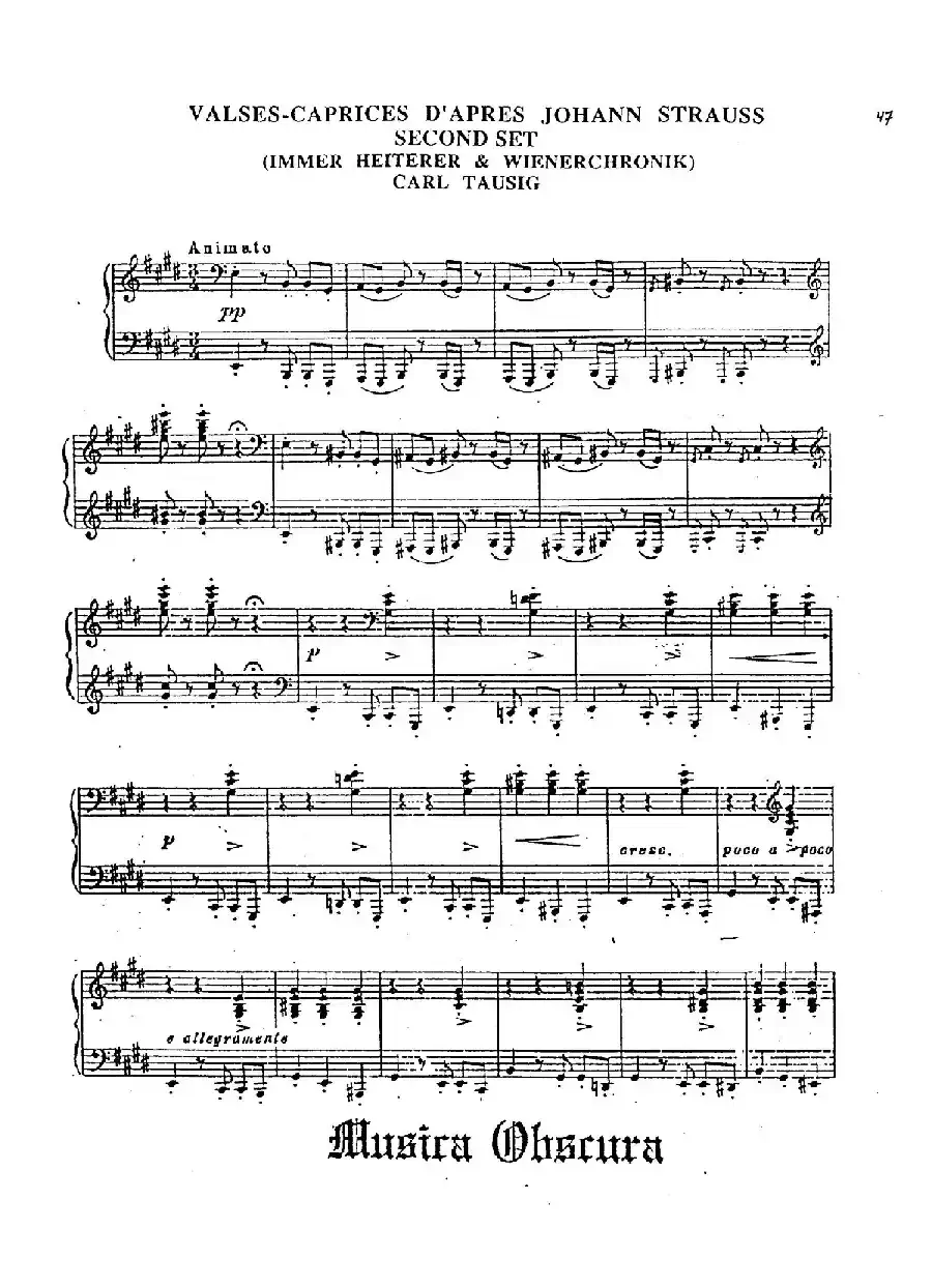 5 Valses Caprices（5首随想圆舞曲·第2集）