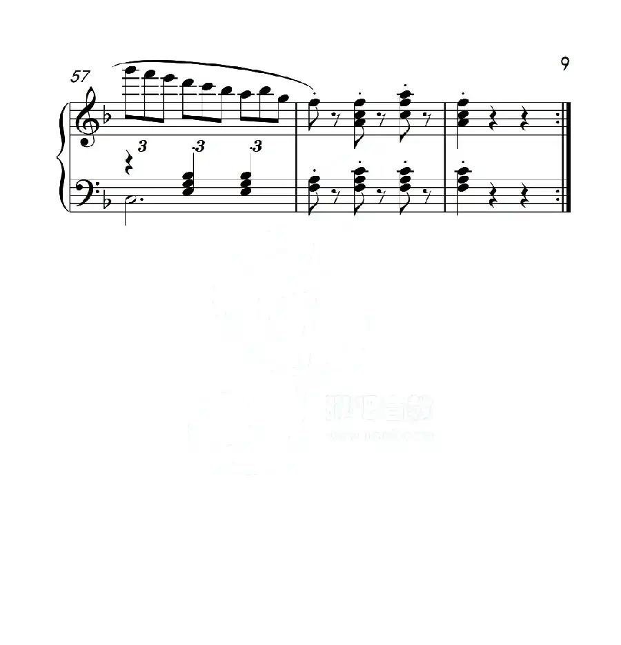 第五级B组 练习曲(中国音乐学院钢琴考级作品1~6级)