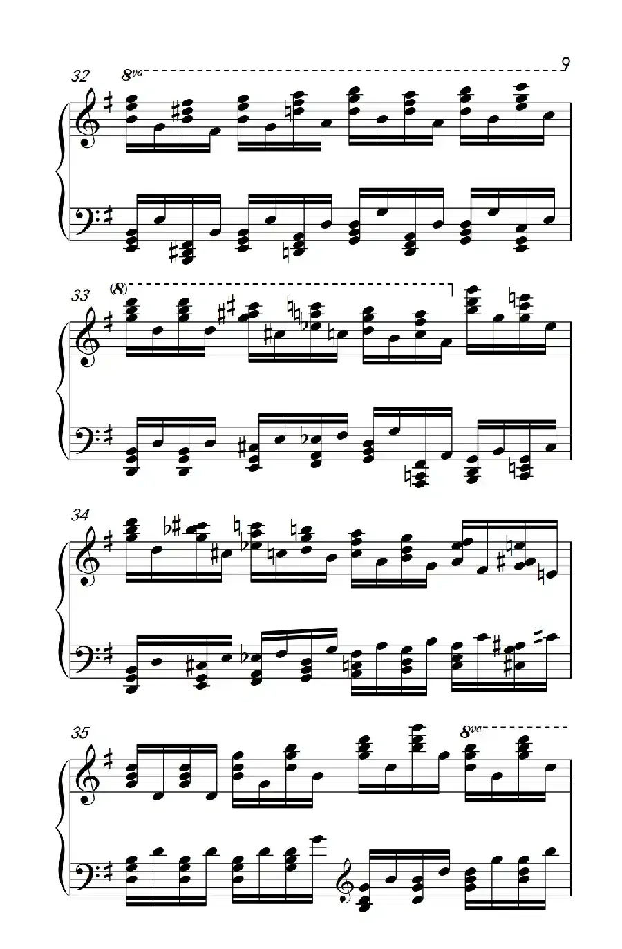 莫什科夫斯基 钢琴练习曲（第三首）