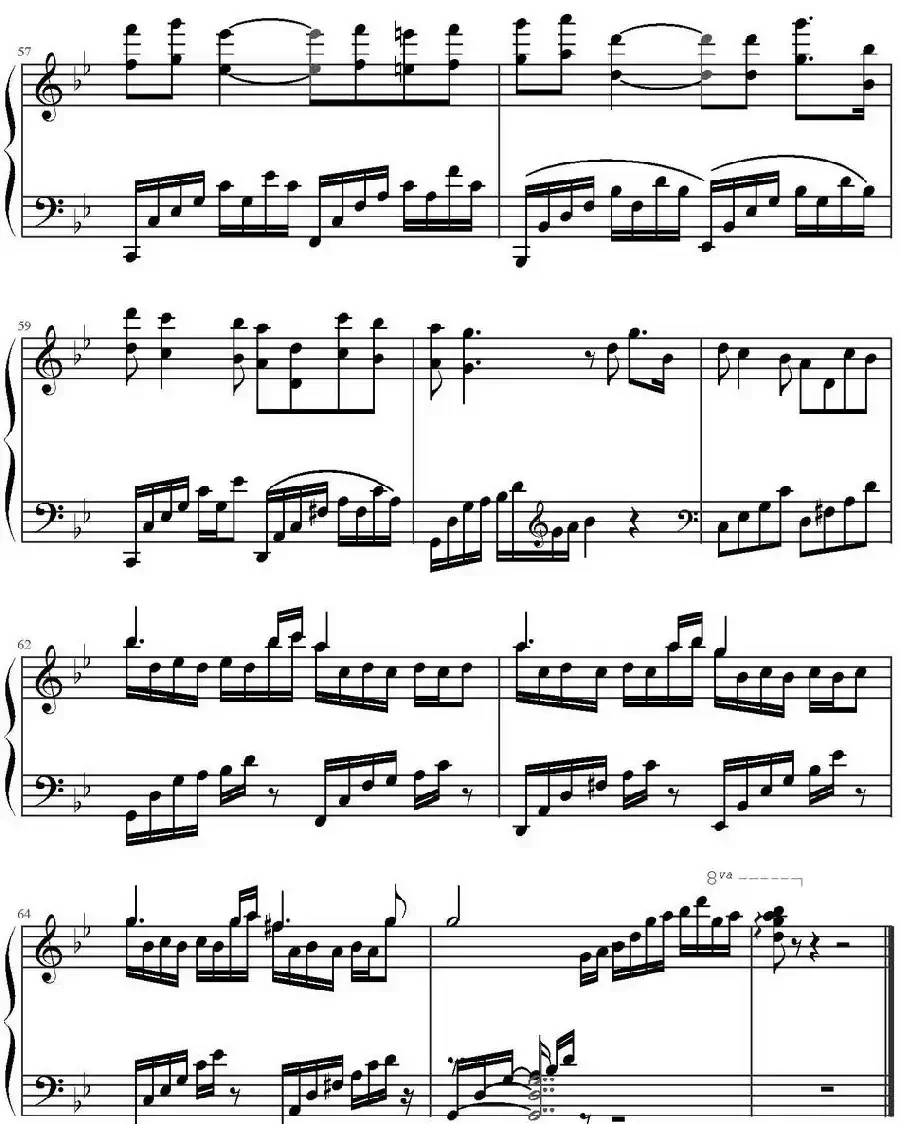 是否爱过我(电视剧《像雾像雨又像风》主题曲、弹琴吧制谱版)